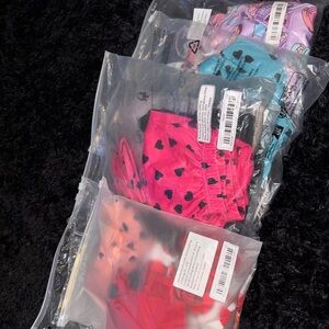 Heart Patterned Clothing Set